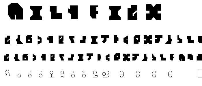 Tiresian  font